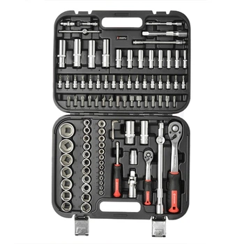 Набор инструментов 94 од. 1/2", 1/4" Intertool STORM Cr-V