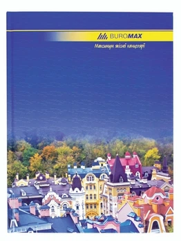 Зошит офісний Buromax А4 96арк. лінія тверда палітурка асорті (BM.2401)