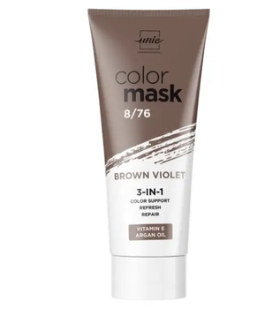 Маска тонирующая для волос Unic Color Mask №8/76 Brown Violet 250 мл (25497WB)