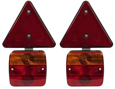 Набір ламп Blow для автомобільного причепа у вигляді трикутника 2 шт. (5900804122753)