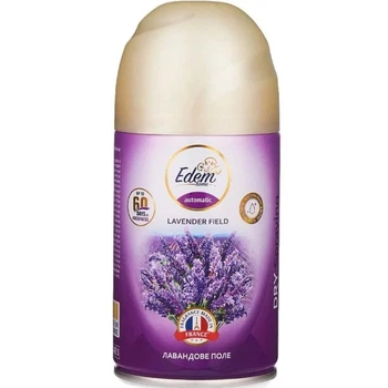 Змінний балон для освіжувача повітря EDEM home Air freshener Лавандове поле 260 мл (ЕН820304)