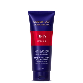 Маска тонуюча для волосся MasterLux professional 55 Червоний 200 мл