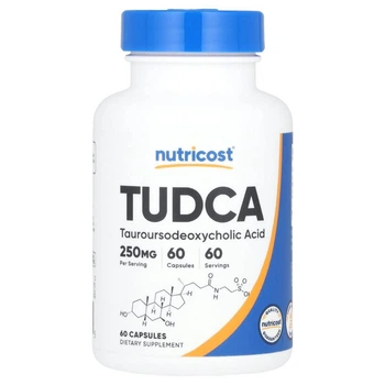 Натуральная добавка Nutricost TUDCA 250 мг 60 капсул