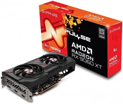 Видеокарта Sapphire Radeon RX 9060 XT Pulse 16GB OC