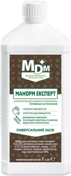 Засіб дезінфекційний Манорм Експерт з барвником 1 л (MED014623)