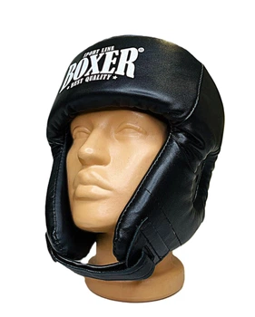 Шолом боксерський (M ) шкірвініл Boxer Sport Line чорний