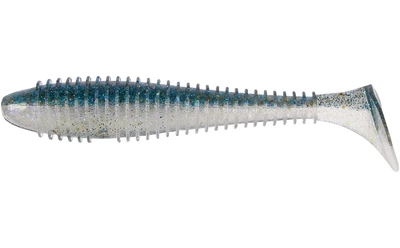 Силикон Keitech Swing Impact FAT 3.3" EA#22T (Electric Silver Shiner) поштучно
