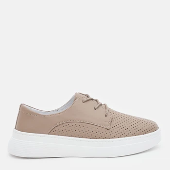 Женские туфли кожаные Prime Shoes 95-133-10623 38 25 см 133 Beige Leather (PS_2000000202235)