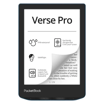 Электронная книга PocketBook 634 Verse Pro, Синий - 391306