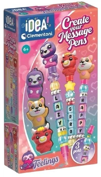 Набір для творчості Clementoni Міні-фабрика ручок з повідомленням - Емоції 18400 (8005125184002)