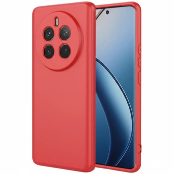 Чохол Fiji Full Soft Premium для Realme 12 Pro Plus 5G (RMX3840) протиударний бампер з мікрофіброю Red