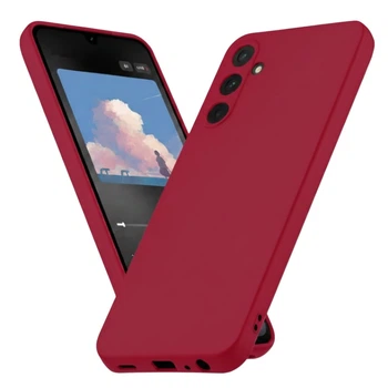 Чохол Fiji Full Soft Premium для Samsung Galaxy A05s (A057) протиударний бампер з мікрофіброю Marsala