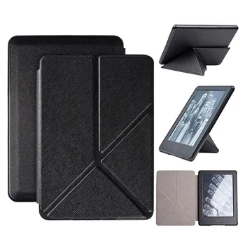 Чехол (книжка) Amazon Kindle 2022, BeCover Ultra Slim Origami, Черный - 379843