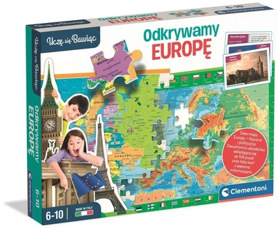 Gra interaktywna Clementoni Odkrywamy Europę (50431)(8005125504312)