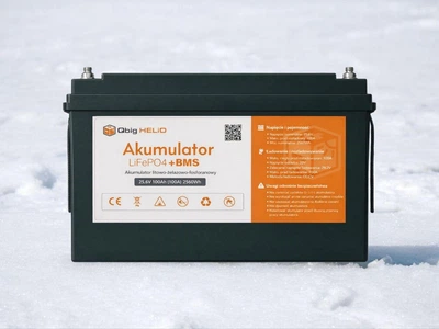 Аккумулятор Qbig HELiO LiFePO4 25.6V 100Ah с BMS и подогревом (2560Wh)