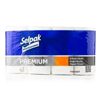 Рушники паперові Selpak Premium 3-х шарові 8 рул/уп (32761210)