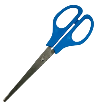 Ножиці універсальні Buromax JOBMAX синій 18 см пластик (BM.4536)