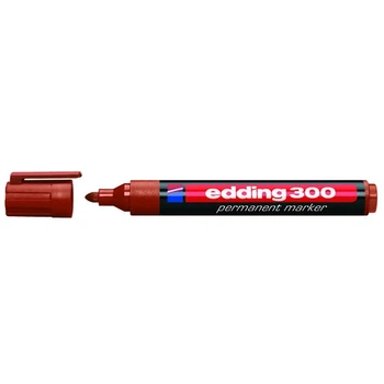 Маркер перманентний Edding Permanent e-300 коричневий 1-5 мм круглий (e-300/07)