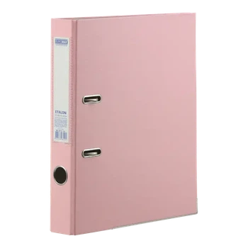 Папка-реєстратор Buromax Etalon PASTEL рожевий A4 50 мм одностороння PP (BM.3018-10c)