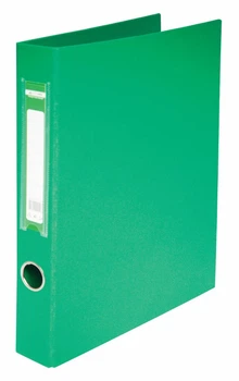 Папка Buromax на 2-ва кільця зелений A4 30 мм двостороння PP (BM.3101-04)