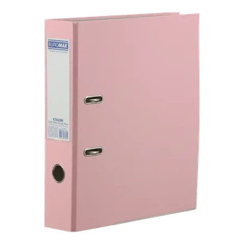 Папка-реєстратор Buromax Etalon PASTEL рожевий A4 70 мм одностороння PP (BM.3017-10c)