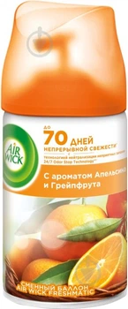 Змінний балон для освіжувача повітря Air Wick Апельсин Бергамот 250 мл (2221/2306)