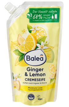 Balea Ginger & Lemon Рідке кремове мило для рук імбир та лимон, запаска 500 мл