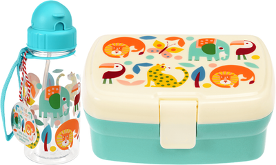 Zestaw sniadaniowy Rex London Wild Wonders Lunchbox + Bidon 500 ml (5905450161620)