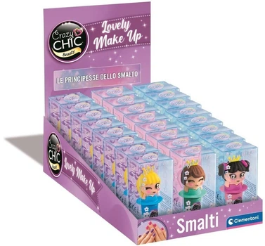 Zestaw do manicure Clementoni Crazy Chic – Lovely Lakier Balerina Kawaii MIX (18337)(8005125183371)