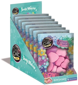 Kule do kąpieli Clementoni Crazy Chic — Kule do kąpieli Serca (18270)(8005125182701)