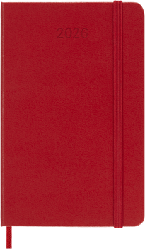 Щоденник 2026 Moleskine 200 сторінок Червоний (8056999274696)