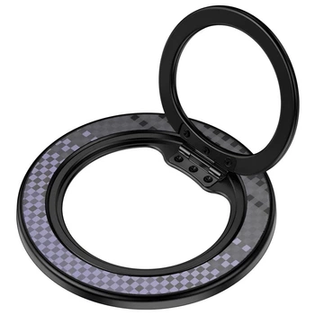 Магнитное кольцо-держатель Magnetic Ring Holder Black-Gray