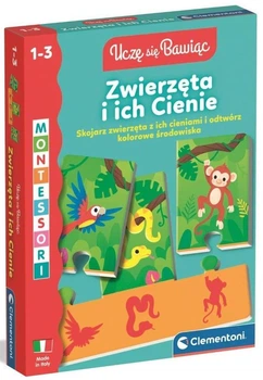 Gra edukacyjna Clementoni Zwierzęta i ich cienie (50424) (8005125504244)