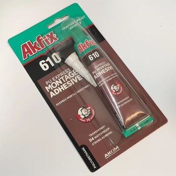 Полиуретановые прозрачные монтажные жидкие гвозди Akfix PU610 (50 г.)