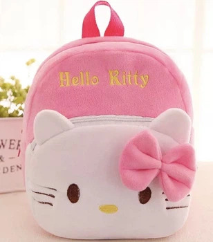 Детский рюкзак для сада Hello Kitti Red. Рюкзачок для сада. Розового цвета.
