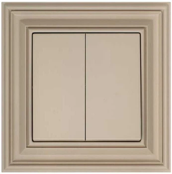 Перемикач Liregus 502304337 Retro 2 кнопки Кремовий (4770025000267)