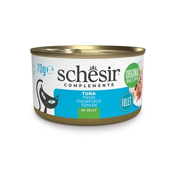 Консервы для котов Schesir Tuna тунец в желе, банка 70 г