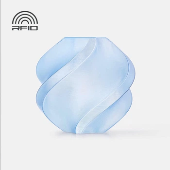 Філамент для 3D-друку Bambu Lab PETG Translucent Light Blue (32600) 1kg, Світло-блакитний філамент без котушки
