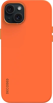 Панель Decoded AntiMicrobal Silicon для Apple iPhone 15 Plus Apricot Orange (D24IPO15PLBCS9AH)