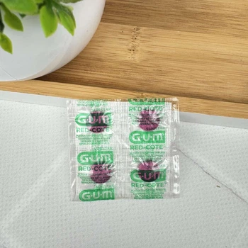 Таблетки для виявлення зубного нальоту Gum RED-COTE 4 шт