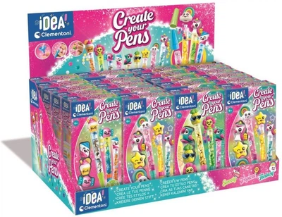 Zestaw kreatywny Clementoni Mini fabryka długopisów – DISPLAY (18409) (8005125184095)
