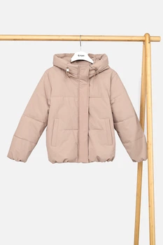 Куртка для дівчинки 128 колір бежевий No Brand ЦБ-00289342
