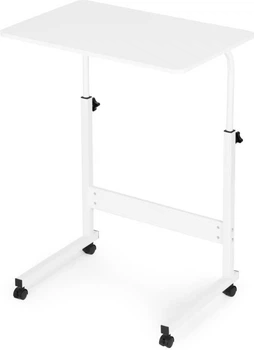 Mobilny stolik boczny ModernHome by Multistore regulowany 60 x 89 x 40 cm TH-LD-5 Biały (5905817011155)
