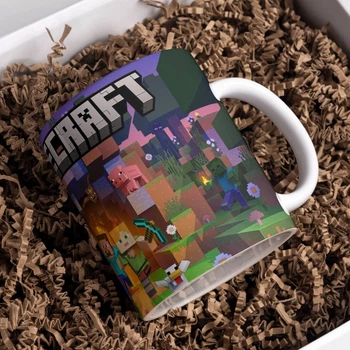 Чашка глянцевая Minecraft Майнкрафт 330 мл (МК11088)