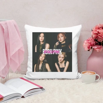 Подушка плюшевая Blackpink Блекпинк 35х35 см (БП00274)