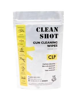 Серветки CLP Clean Shot (упаковка 15 шт)