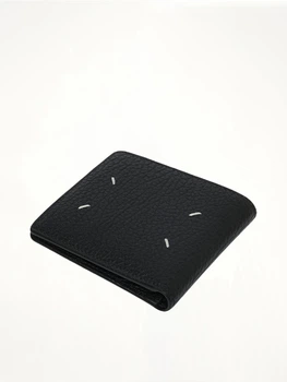 Гаманець Maison Margiela Mm6 Leather Wallet Black