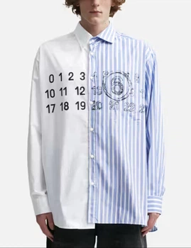 Сорочка MAISON MARGIELA MM6 Split White / Blue M