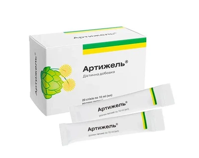 Диетическая добавка Артижель №20 раствор питьевой 20 стеков х 10 мл
