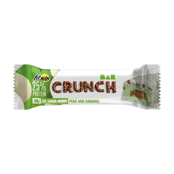 Протеїновий батончик FitWin Crunch Bar груша карамель 50г